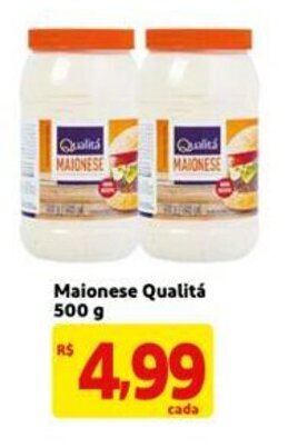 Extra Maionese Qualita 500g oferta