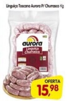 Cercadão Linguica Toscana Aurora p/ Churrasco 1kg oferta