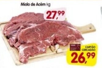 Cercadão Miolo de Acem 1kg oferta