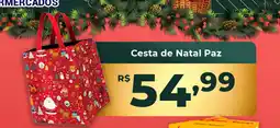X Supermercados Cesta de Natal Paz oferta
