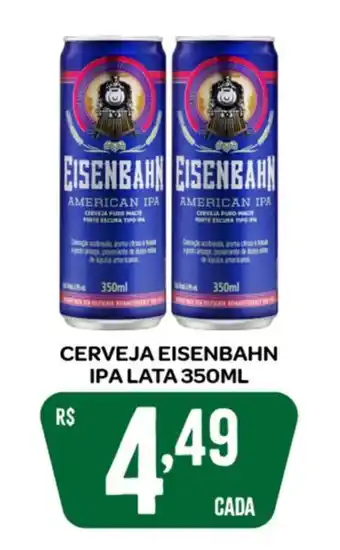 Cerveja eisenbahn ipa lata