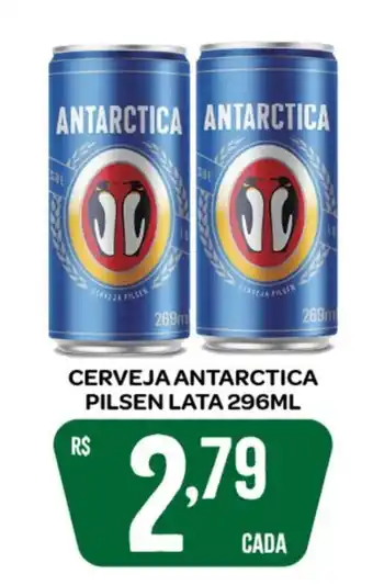 Cerveja antarctica pilsen lata