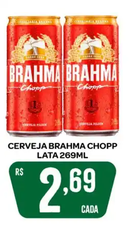 Atacadão Dia a Dia Cerveja brahma chopp oferta