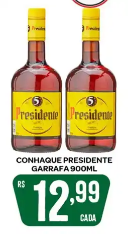 Atacadão Dia a Dia Conhaque presidente garrafa oferta