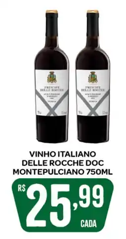 Atacadão Dia a Dia Vinho italiano delle rocche doc montepulciano oferta