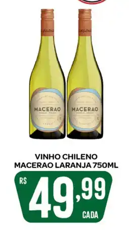 Atacadão Dia a Dia Vinho chileno macerao laranja oferta