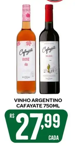 Atacadão Dia a Dia Vinho argentino cafayate oferta