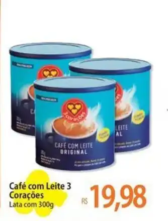 Café com Leite 3 Corações