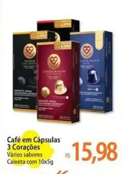 Atacadão Café em Cápsulas 3 Corações oferta
