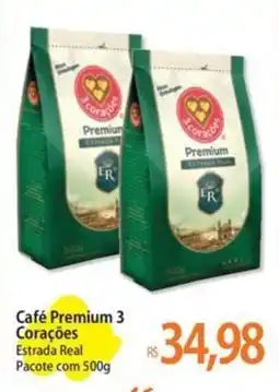 Atacadão Café Premium 3 Corações Estrada Real Pacote oferta