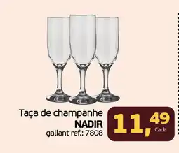Cometa Supermercados Taça de champanhe NADIR gallant oferta