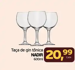 Cometa Supermercados Taça de gin tônica NADIR oferta