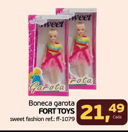 Cometa Supermercados Boneca garota FORT TOYS oferta