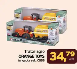 Cometa Supermercados Trator agro ORANGE TOYS irrigador oferta