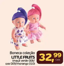 Cometa Supermercados Boneca coleção LITTLE FRUITS oferta