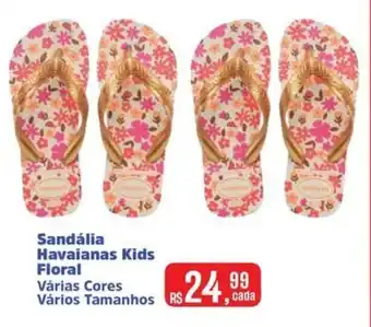Sandália Havaianas Kids Floral