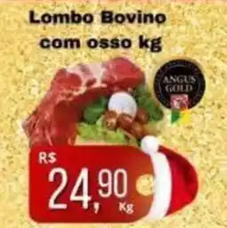 Supermercados Pague Menos Lombo Bovino com osso oferta