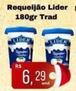 Supermercados Pague Menos Requeijão Lider Trad oferta