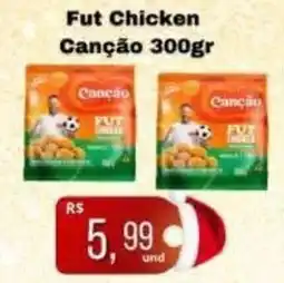 Supermercados Pague Menos Fut Chicken Canção oferta