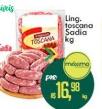 Atacado Máximo Ling. Toscana Sadia 1kg oferta