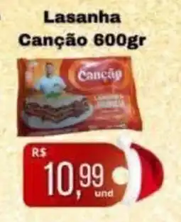 Supermercados Pague Menos Lasanha Canção oferta