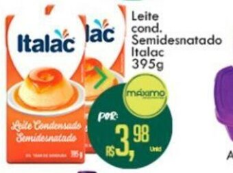 Atacado Máximo Leite Cond. Semidesnatado Italac 395g oferta