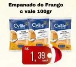 Supermercados Pague Menos Empanado de Frango c vale oferta