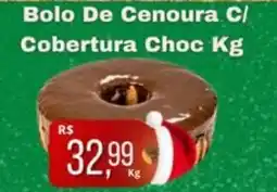 Supermercados Pague Menos Bolo De Cenoura C/ Cobertura Choc oferta