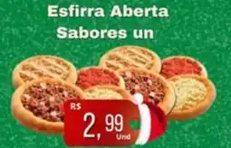 Supermercados Pague Menos Esfirra Aberta Sabores un oferta