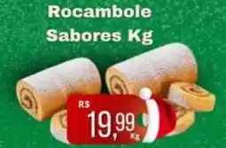 Supermercados Pague Menos Rocambole Sabores oferta
