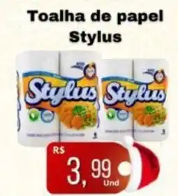 Supermercados Pague Menos Toalha de papel Stylus oferta