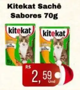 Supermercados Pague Menos Kitekat Sachê Sabores oferta
