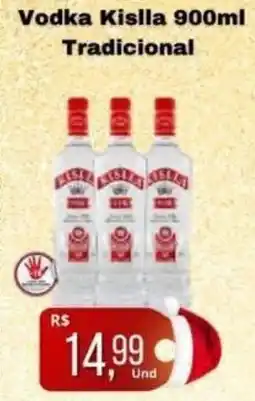Supermercados Pague Menos Vodka Kislla Tradicional oferta