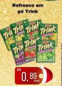 Supermercados Pague Menos Refresco em pó Trink oferta