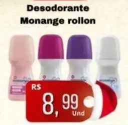 Supermercados Pague Menos Desodorante Monange rollon oferta