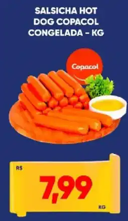 Tatico Salsicha hot dog copacol congelada oferta