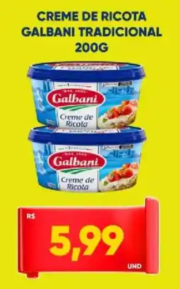 Tatico Creme de ricota galbani tradicional oferta