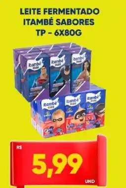Tatico Leite fermentado itambé sabores tp oferta