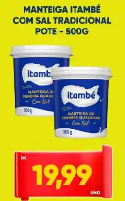 Tatico Manteiga itambé com sal tradicional pote oferta