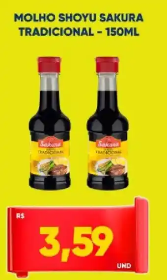 Tatico Molho shoyu sakura tradicional oferta