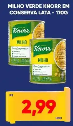 Tatico Milho verde knorr em conserva lata oferta