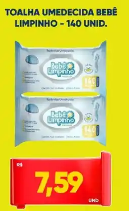 Tatico Toalha umedecida bebê limpinho oferta