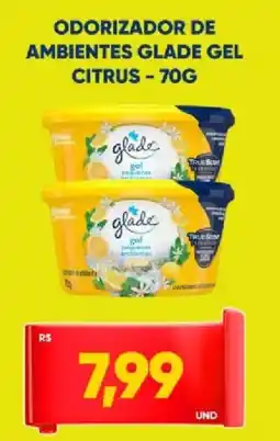 Tatico Odorizador de ambientes glade gel citrus oferta