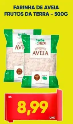 Tatico Farinha de aveia frutos da terra oferta