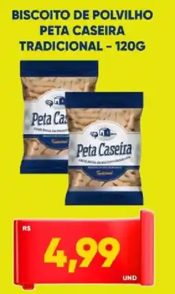 Tatico Biscoito de polvilho peta caseira tradicional oferta