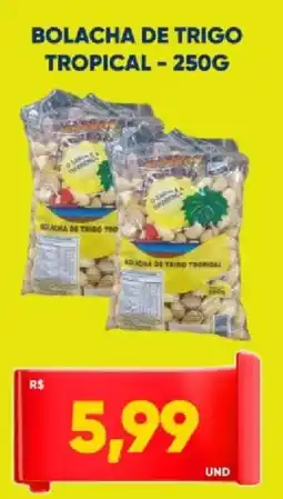 Tatico Bolacha de trigo tropical oferta