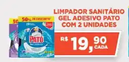 Bahamas Supermercados Limpador sanitário gel adesivo pato oferta