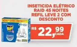 Bahamas Supermercados Inseticida elétrico raid 45 noites refil oferta