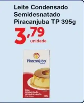 Roldão Leite Condensado Semidesnatado Pirancanjuba TP 395g oferta
