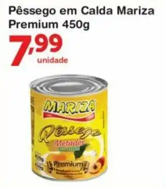 Roldão Pessego em Calda Mariza Premium 450g oferta
